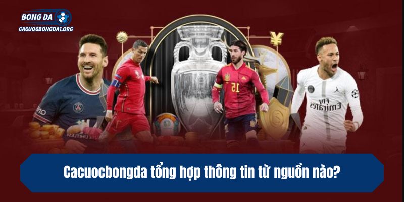 Cacuocbongda tổng hợp thông tin từ nguồn nào?