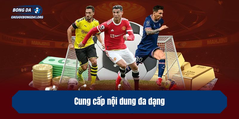 Cung cấp nội dung đa dạng