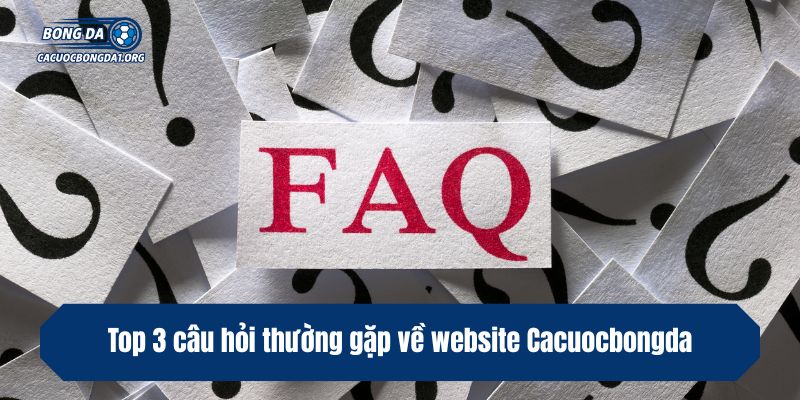 Top 3 câu hỏi thường gặp về website Cacuocbongda